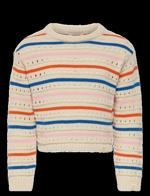 Kids Only | Kmgstina Life L/S O-Neck 3D Stripe Knt | 110