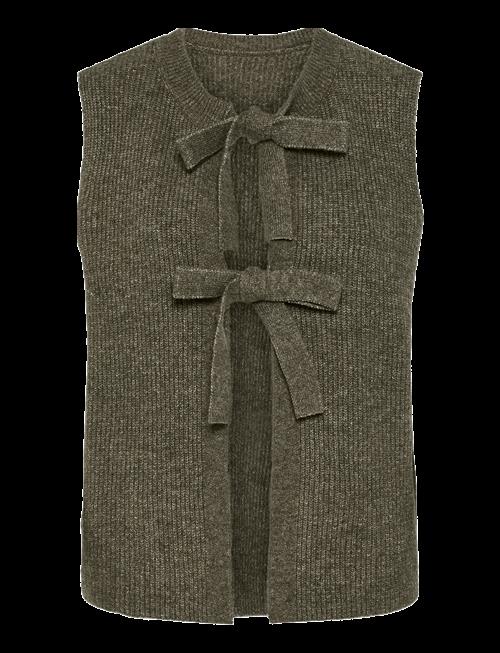 Pieces | Pcsilly Sl Rev Tie Vest Knit Noos Bc | L