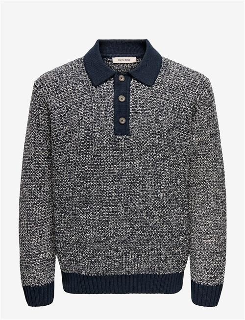 ONLY & SONS | Onsalf Rlx Structure Polo Knit | XXL