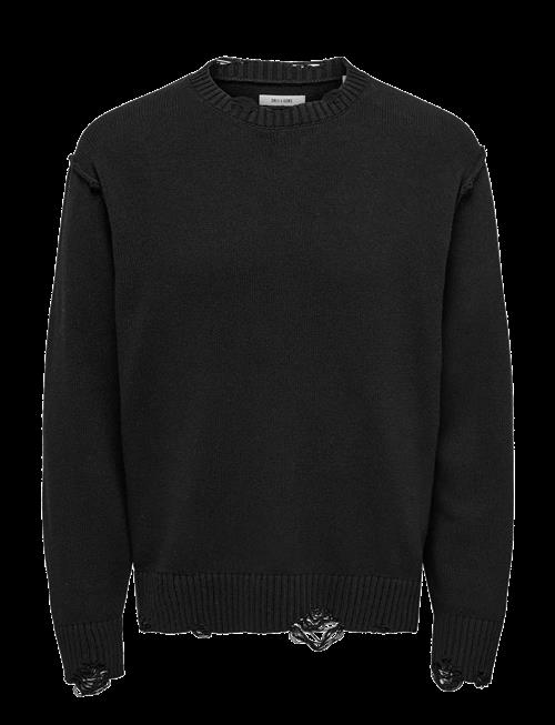 ONLY & SONS | Onstune Rlx Ls Crew Neck Knit | XXL