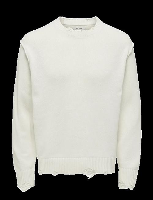 ONLY & SONS | Onstune Rlx Ls Crew Neck Knit | XXL