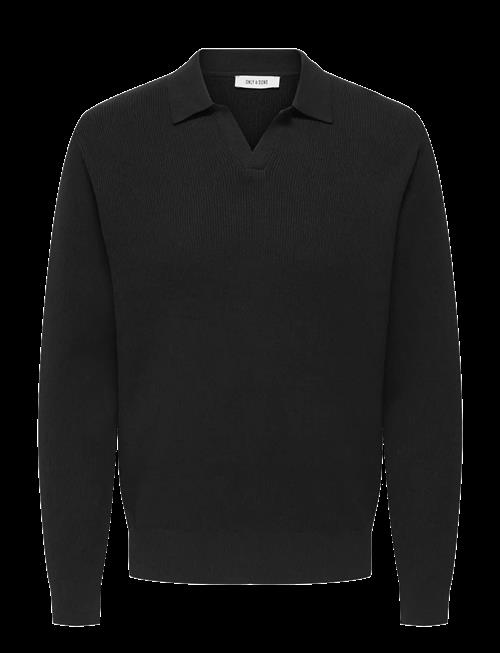ONLY & SONS | Onsphil Reg 12 Struc Split Neck Knit | XL