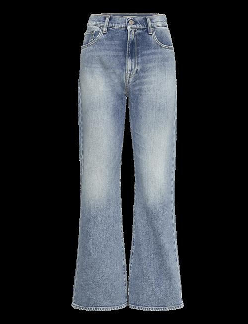 Replay | Becka Mid Waist Flared Original  Denim Trousers | 28 x 30