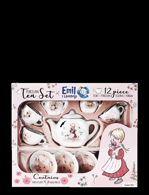 Barbo Toys | Porcelain Tea Set With Ida - Emil I Lönneberga | ONE SIZE