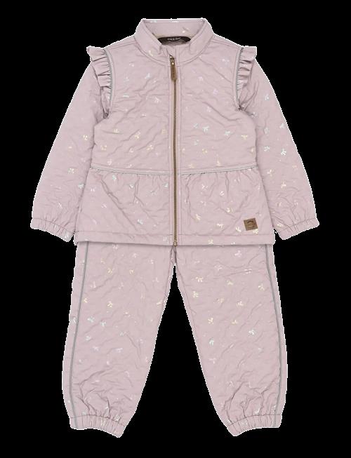 mikk-line | Thermal+ Frill Set Aop | 104