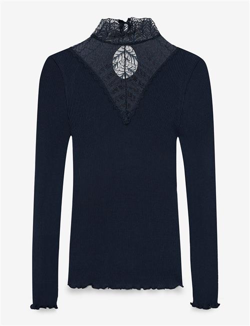Rosemunde | Rwbeatha Silk Ls  Lace T-Shirt | XS