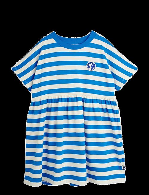 Mini Rodini | Earth Yd Stripe Ss Dress | 128/134