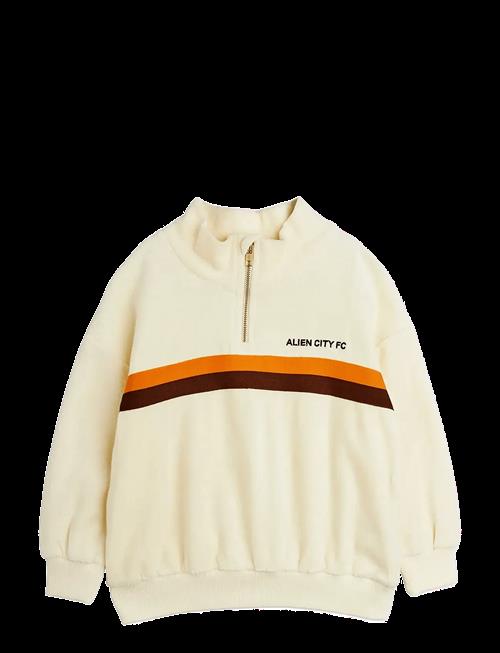Mini Rodini | Alien City Fc Emb Half Zip Terry Sweatshirt | 104/110