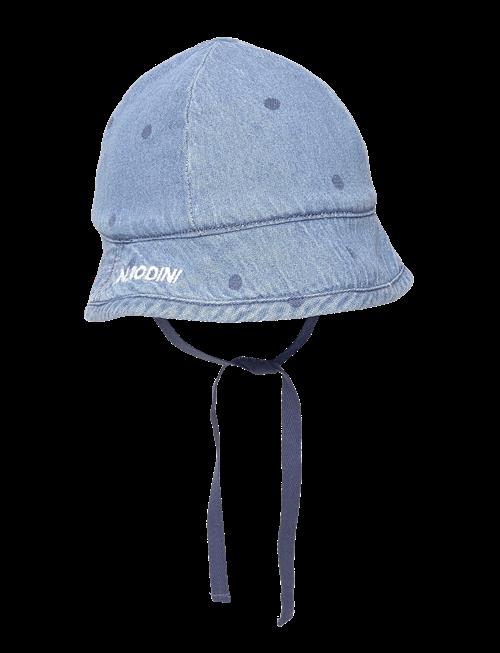 Mini Rodini | Lw Denim Dots Aop Sun Hat | 52/54
