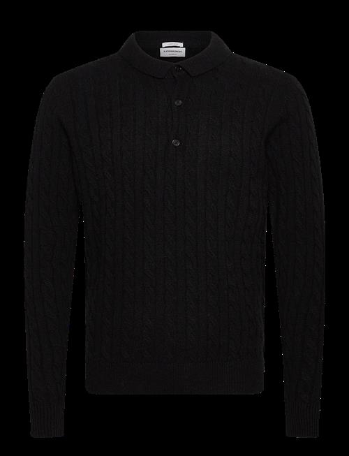 Lindbergh | Lambswool L/S Button Polo | L