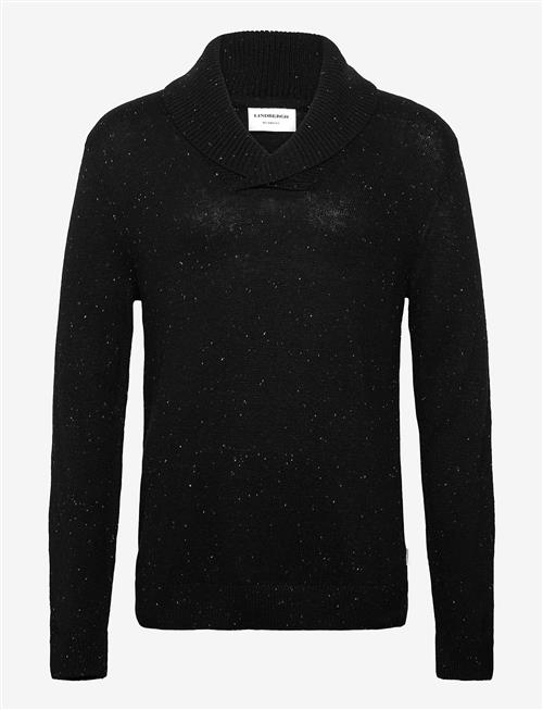 Lindbergh | Nep-Yarn Shawl Collar Knit | M
