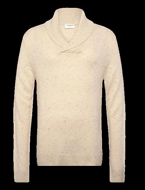 Lindbergh | Nep-Yarn Shawl Collar Knit | L