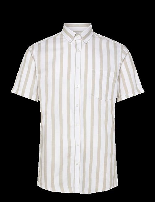 Lindbergh | Striped Cotton/Linen Shirt S/Sstriped Cotton/Linen Shirt S/S | L