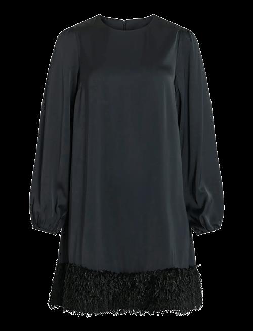 Vila | Viveer O-Neck L/S Short Dress/Dc/R | 34