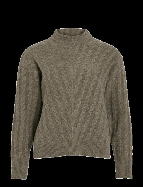 Vila | Virelli Highneck L/S Cable Knit Top/Bfs | M