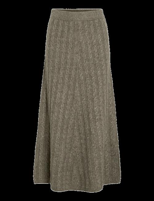Vila | Virelli Ankle Cable Knit Skirt/Bfs | L