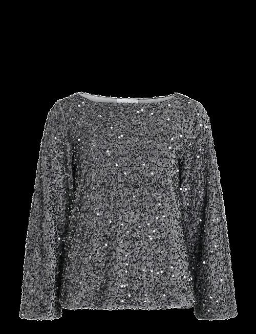 Vila | Vifaith Boat Neck L/S Sequin Top/1 | S