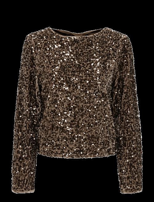 ONLY | Onlconfidence L/S Sequin Bow Top Jrs | XS