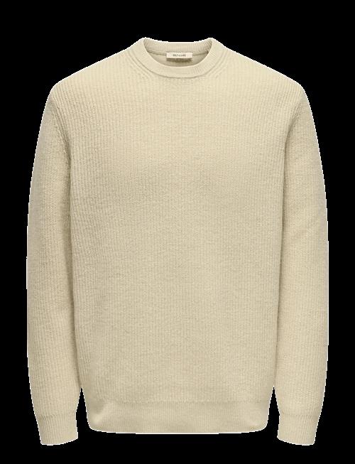 ONLY & SONS | Onsjim Rlx Merino Crew Knit | XS