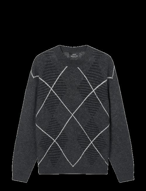 Mads Nørgaard | Comfy Wool Adam Argyle Knit | L