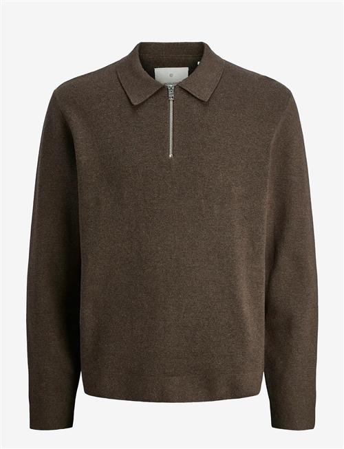 Jack & Jones | Jprblamilano Stitch Knit Zip Polo Sn | S