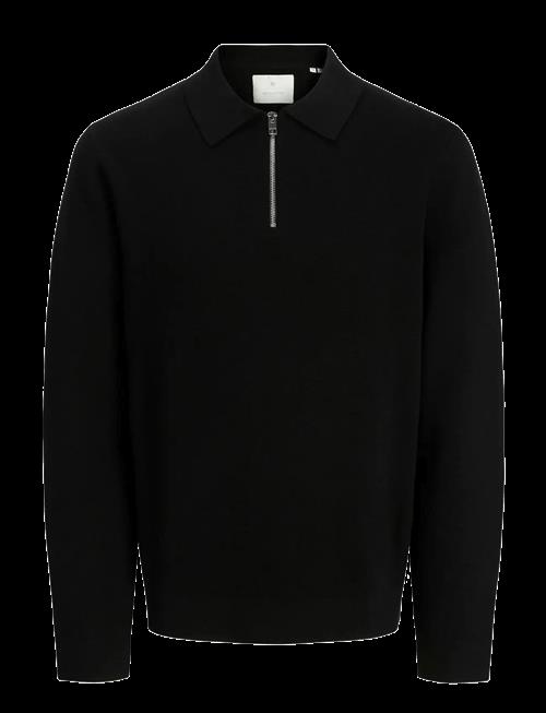 Jack & Jones | Jprblamilano Stitch Knit Zip Polo Sn | L