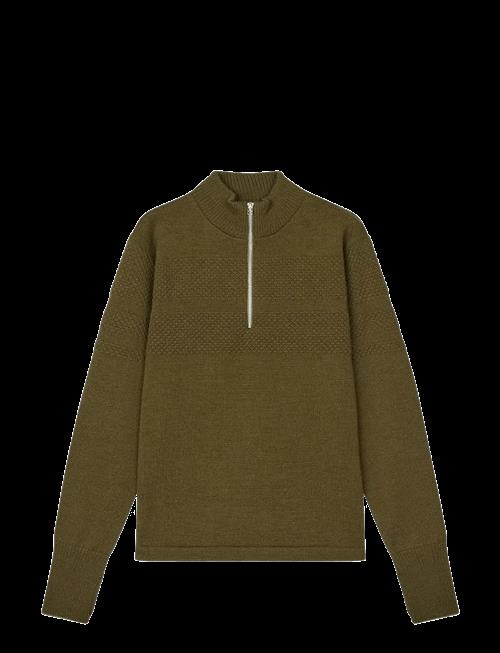 Mads Nørgaard | Wool Klemens Half Zip Knit | S