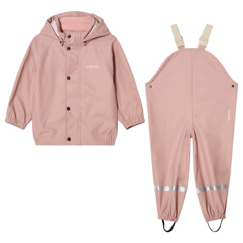 Kuling San Marino Uforet Regnsæt Woody Rose  122/128 cm  Lyserød  122/128 cm  Piger