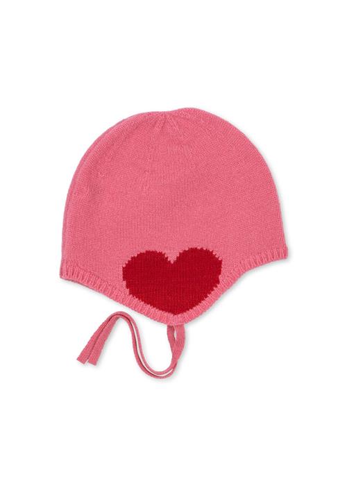 Konges Sløjd Collette Strikket Hue Pink  Collette Helmet Pink 6-9 months  Lyserød  6-9 måneder  Piger