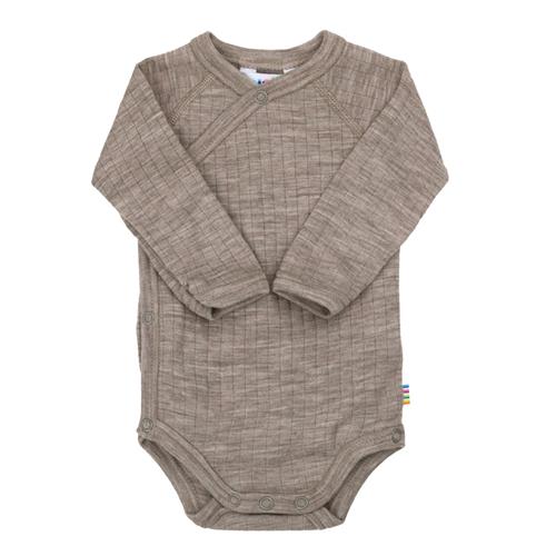 Joha Wrap-Around Body I Uld Sesame Melange  Sesame Melange-50 cm Uld Beige  50 cm  Drenge, Piger