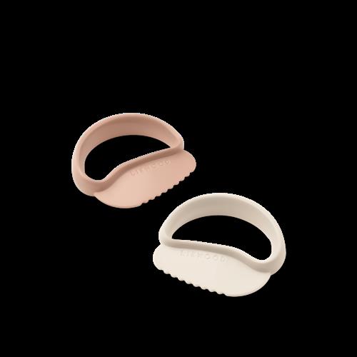 Liewood Riven 2-pak Med Børnesikre Skæremaskiner Pale Tuscany Sandy  Pale Tuscany Sandy One Size  Beige  One Size  Drenge, Piger