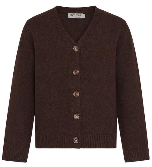 Hound Cardigan - Strik - Dark Brown