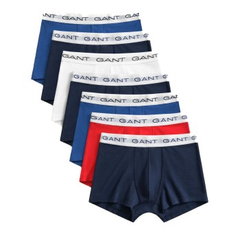 Gant 7P Basic Cotton Boxer Trunks Flerfarvet-2 bomuld X-Large Herre