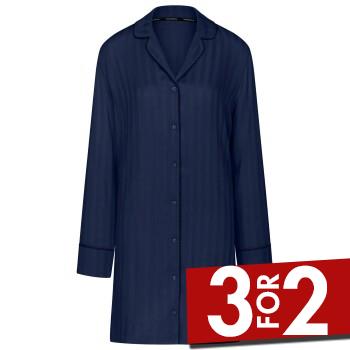 Triumph Amourette Jacquard NDW Nightdress Marineblå viskose 42 Dame