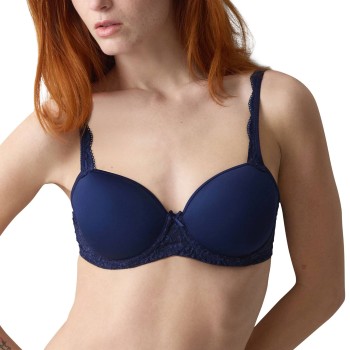 Triumph BH Amourette Wired Padded Bra Marineblå E 75 Dame