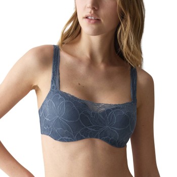 Triumph BH Body Make-Up Illusion Lace Balconette Indigoblå B 85 Dame