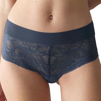 Triumph Trusser Body Make-Up Illusion Lace Shorty Indigoblå 42 Dame