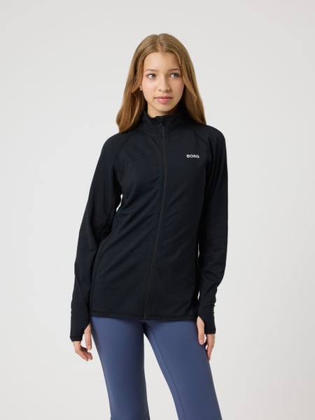 Björn Borg Borg Full Zip Midlayer Sort, 134-140