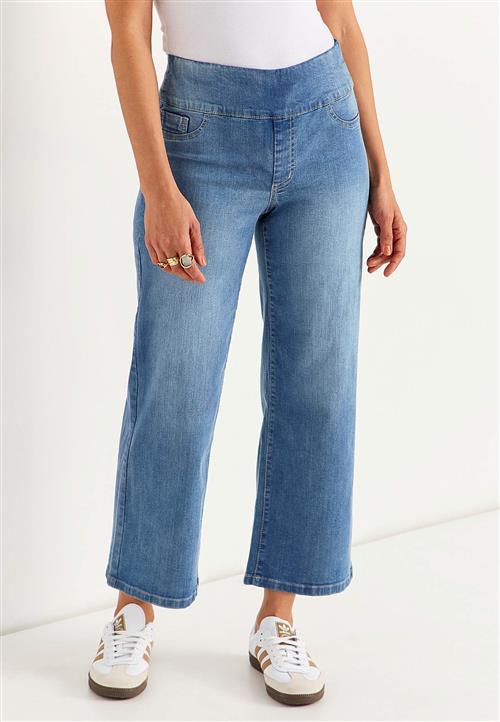 Se Cellbes of Sweden Brede ankellange jeans med høj talje Elisa hos Cellbes
