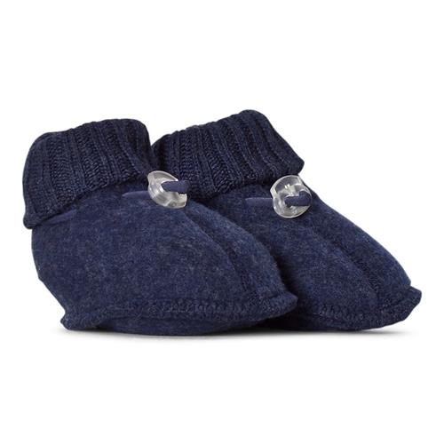 Joha Tøffeler Marineblå melangee Dark Blue-70 cm Uld Blå  70 cm  Drenge, Piger