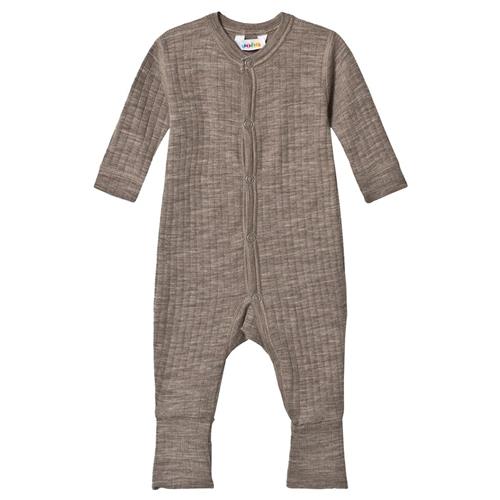 Joha 2-In-1 Heldragt Sesame Melange Sesame Melange-50 cm Uld Beige  50 cm  Drenge, Piger