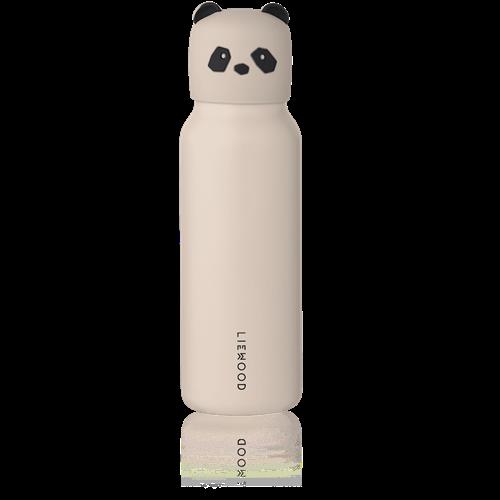 Liewood Falk Vandflaske Med Pandalåg 350 Ml Sandy  Water Bottle w  Panda Lid 350 ml-OS  Brun  One Size  Drenge, Piger