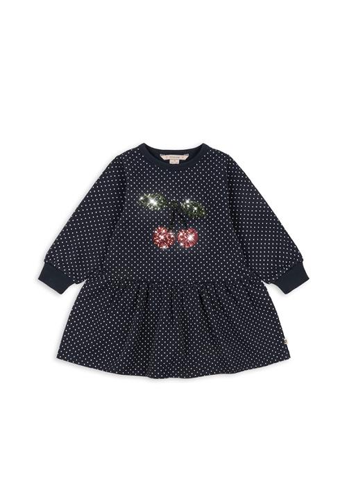 Konges Sløjd Lou Dot Kjole Med Pailletter Dot Tout Petite  Dot Tout Petite-3Y  Blå  3 år  Piger