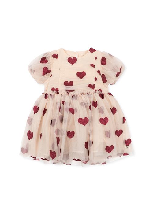 Konges Sløjd Tullie Kjole Coeur Glitter  Coeur Glitter-4Y  Lyserød  4 år  Piger