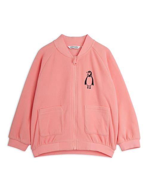 Mini Rodini Penguin Emb Microfleece Jacket Pink Pink 92/98 cm  Lyserød  92/98 cm  Piger