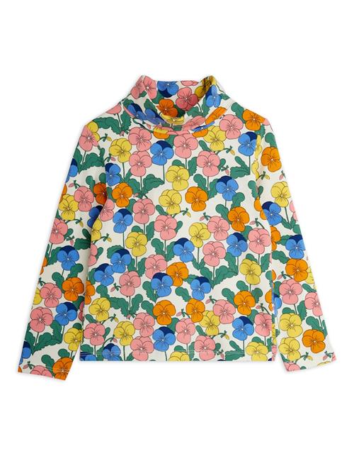 Mini Rodini Violas Rullekravesweater Multi  Multi 128/134 cm  Blå  128/134 cm  Drenge, Piger