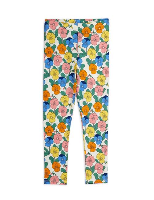 Mini Rodini Violas Aop Leggings Multi Multi 80/86 cm  Blå  80/86 cm  Drenge, Piger