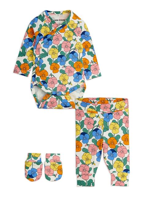 Mini Rodini Violas Aop Nb Baby Kit Multi Multi 68 cm  Blå  68 cm  Drenge, Piger