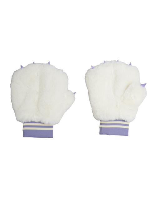 Mini Rodini Faux Fur Mittens Off-white Off-white 8/11Y  Hvid  8-11 år  Drenge, Piger