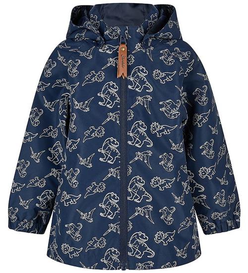 Sterntaler Regnjakke - Navy/Dino